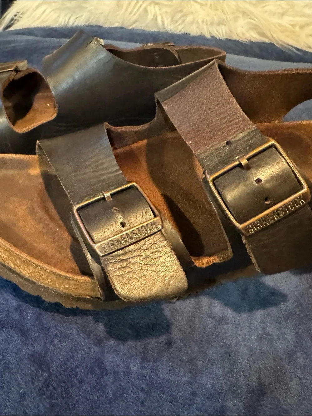 Birkenstock Milano Black Leather Buckle Sandals